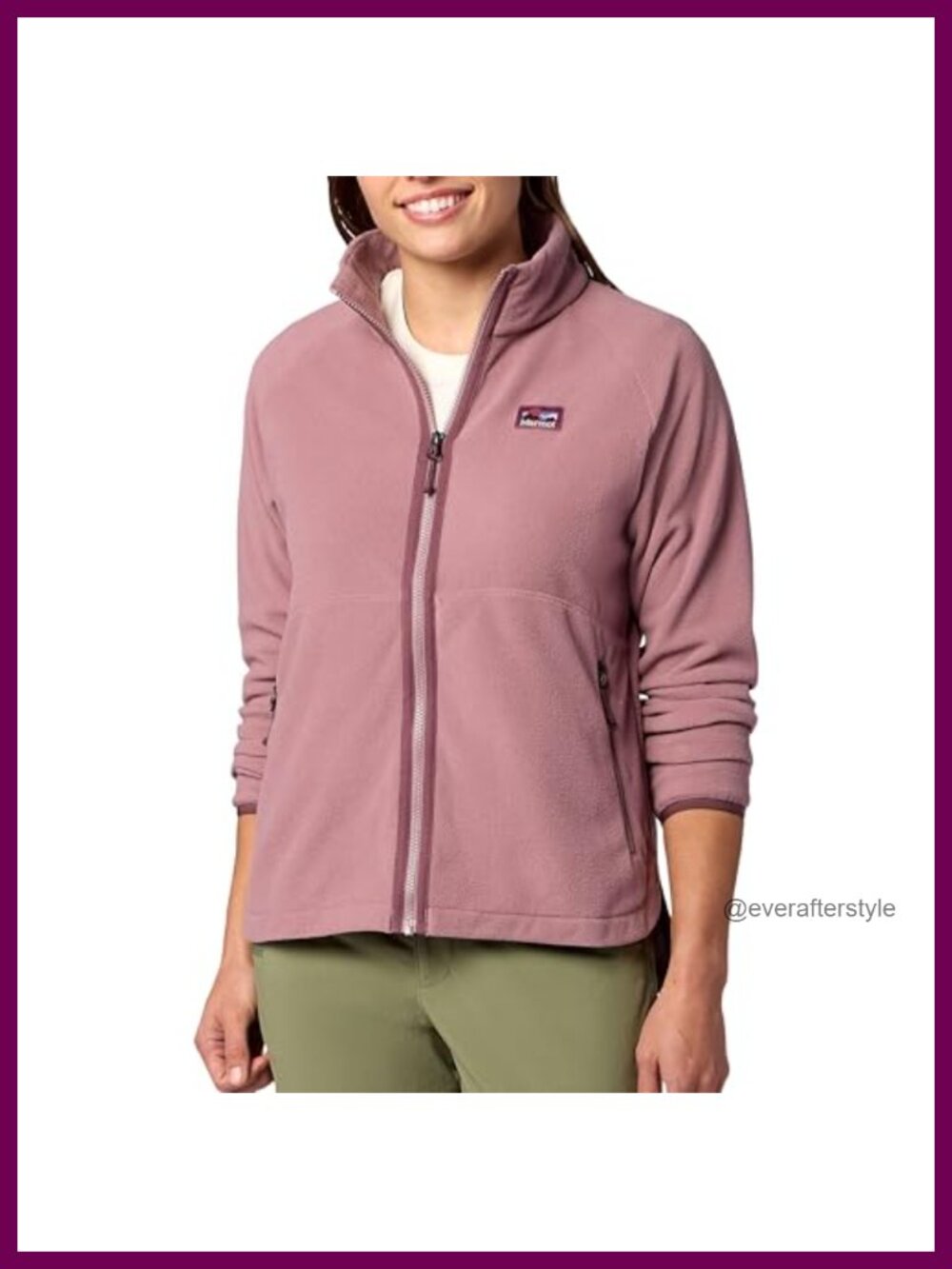 Women's High-Pile Fleece Jacket Lightweight Recycled Polyester